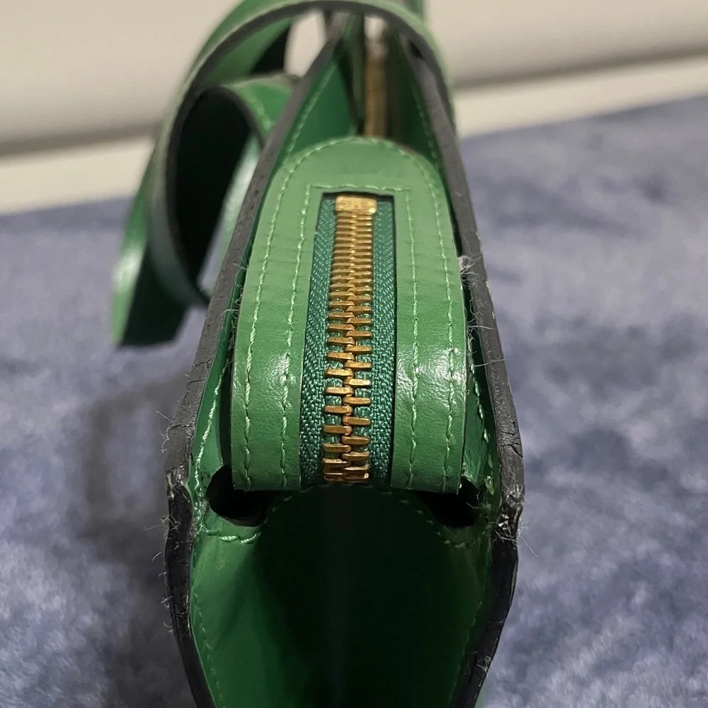Louis Vuitton Epi Green St Jacques Handbag